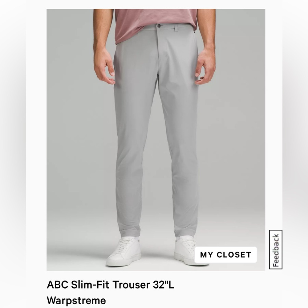 Lululemon ABC trouser size 40